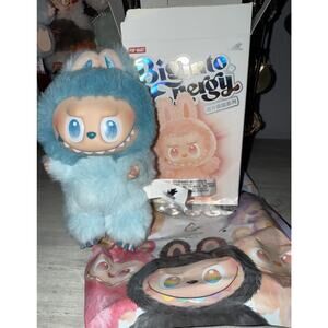 POPMART Big Into Energy Labubu Hope Blue Authentic